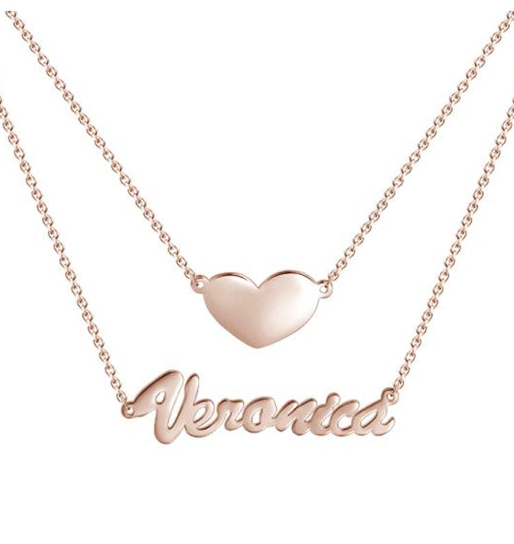 Sterling Silver Personalized Stack Necklace