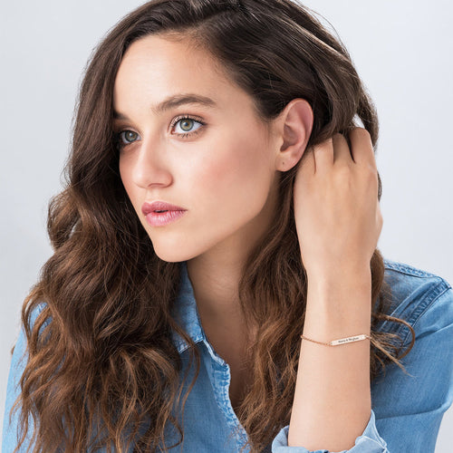 925 Sterling Silver minimalist Custom Bracelet