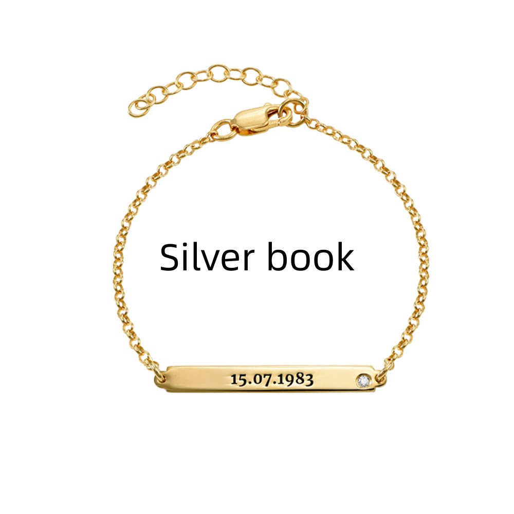 925 Sterling Silver minimalist Custom Bracelet