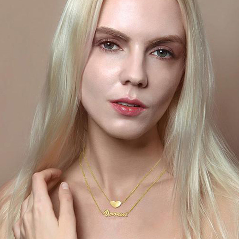 Sterling Silver Personalized Stack Necklace