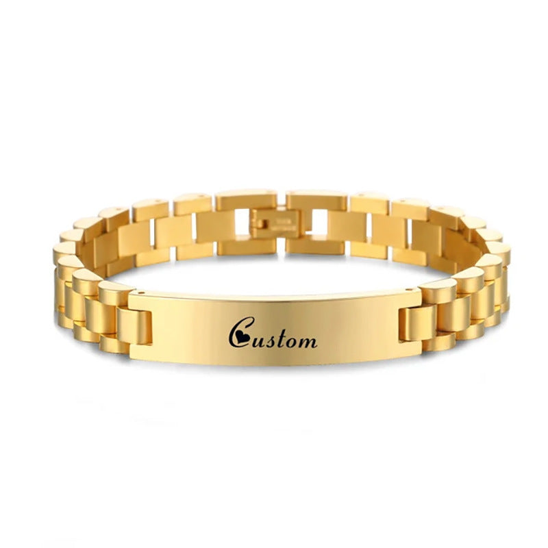 Stainless Steel Custom Bracelet