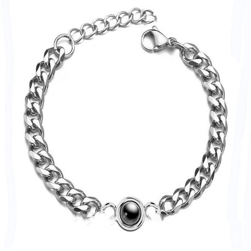 Men Circle Projector Bracelet
