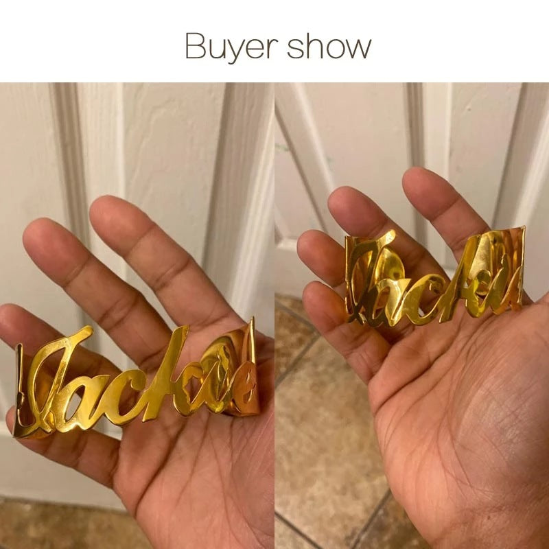 Stainless Steel Custom Cuff Bracelet