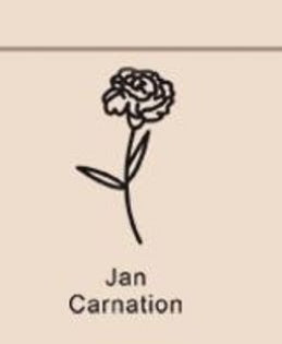 Birthday Flower Name Necklace