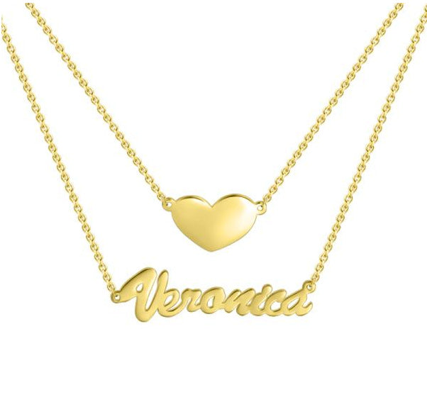 Sterling Silver Personalized Stack Necklace